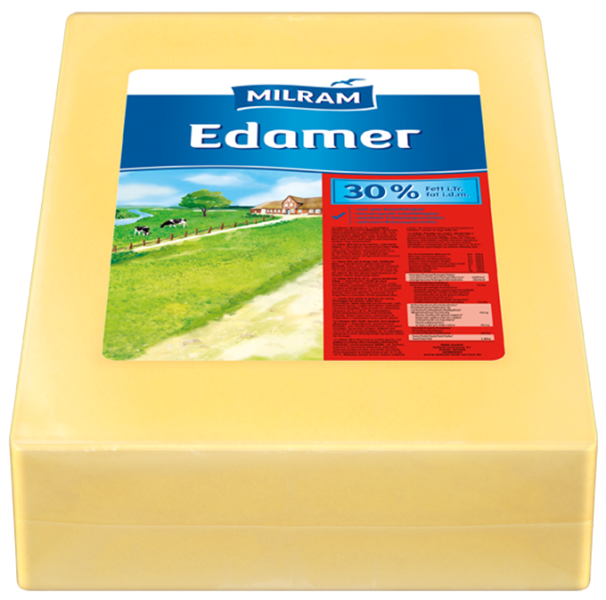 MILRAM Edamer 30% F.i.Tr. Block, ca. 15 kg