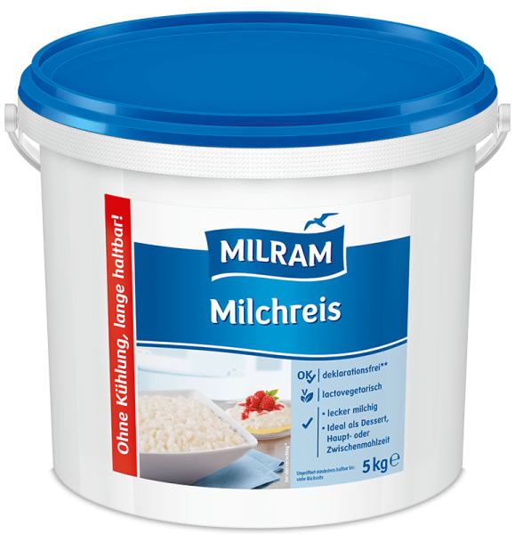 MILRAM Milchreis, 5 kg MILRAM Milchreis, 5 kg
