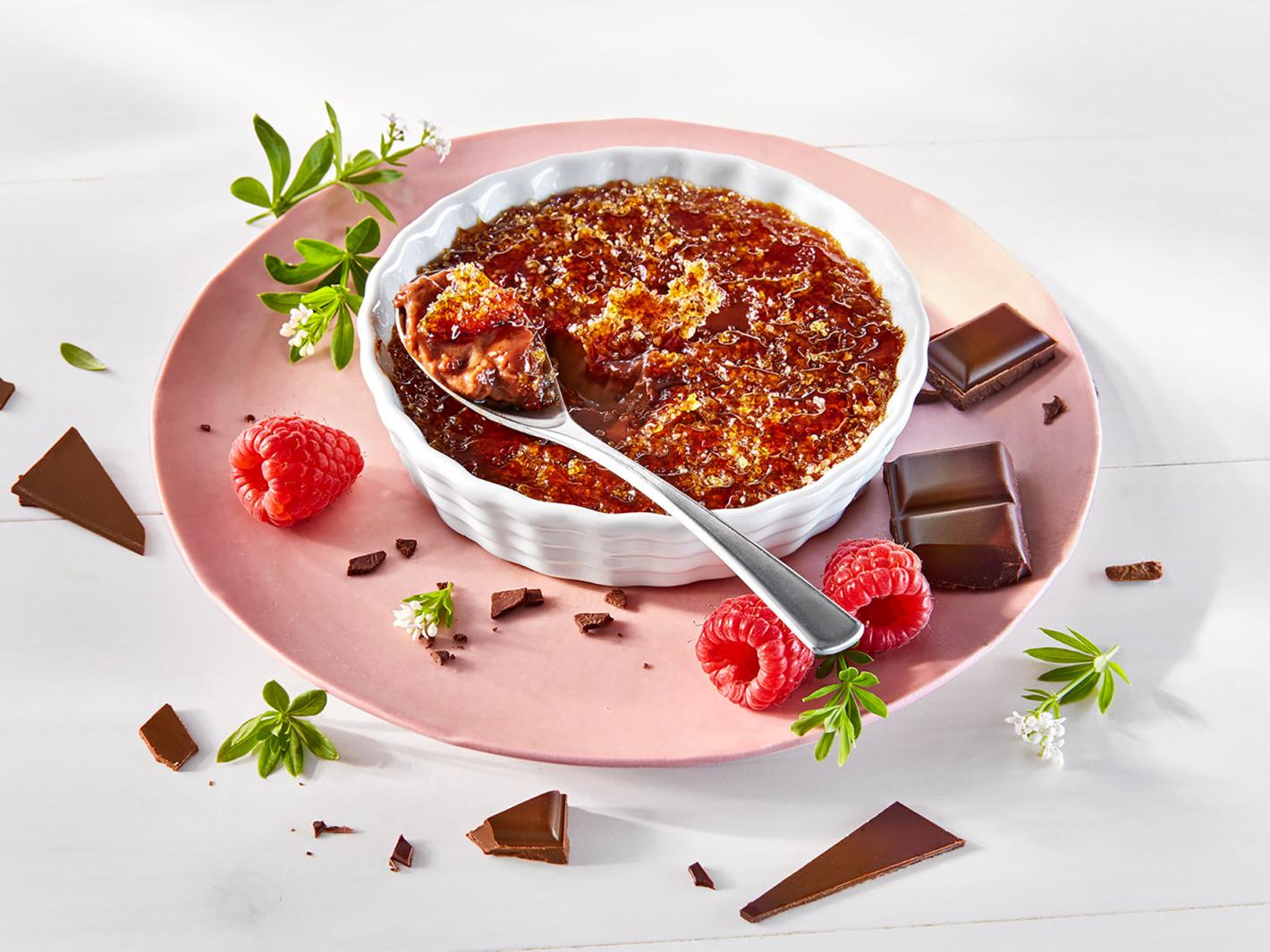 Schokoladen-Crème-Brûlée Schokoladen-Crème-Brûlée