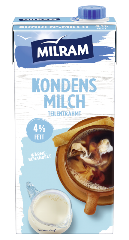 MILRAM Kondens Milch 4% Fett
