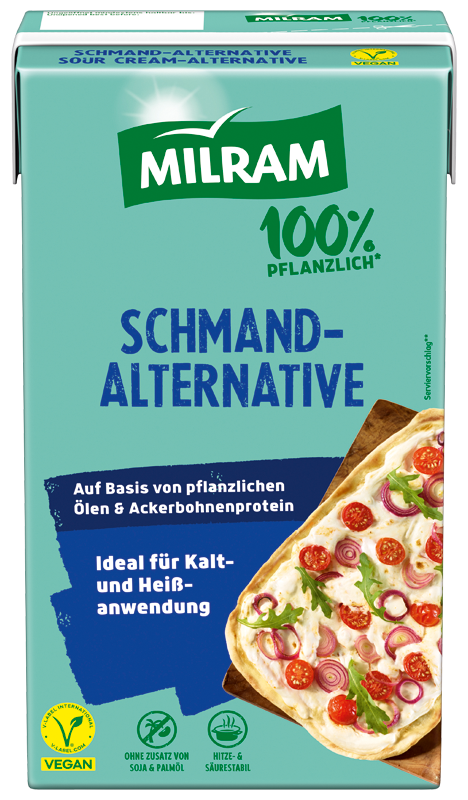 MILRAM 100% pflanzlich Schmand-Alternative, wärmebehandelt, 1kg