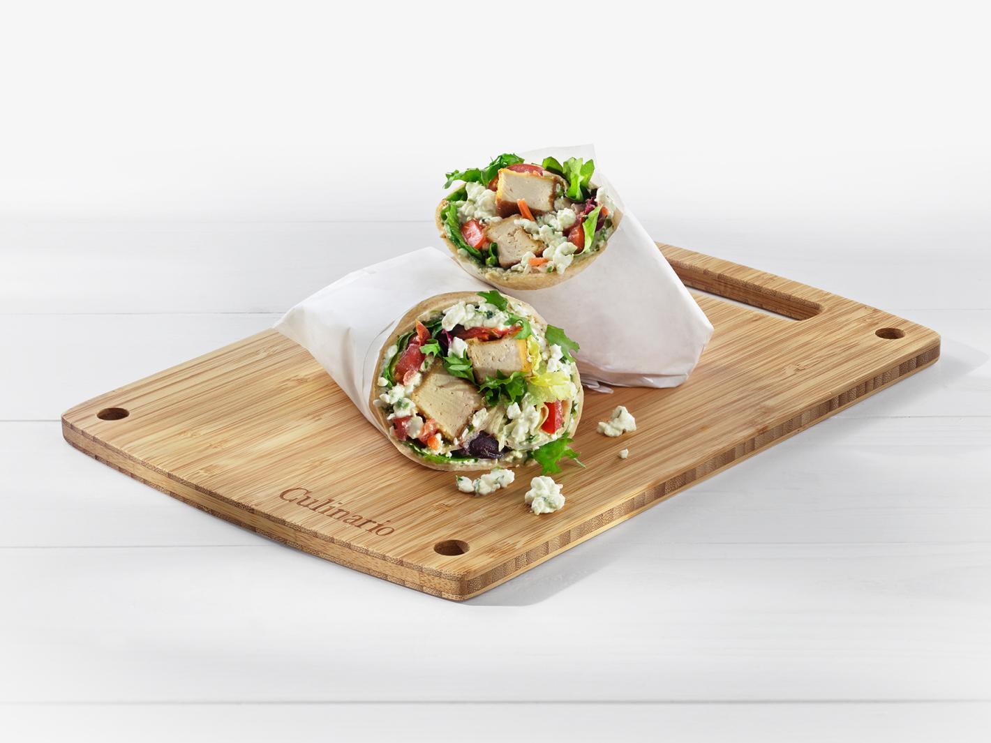 Mediterraner Tofu-Wrap