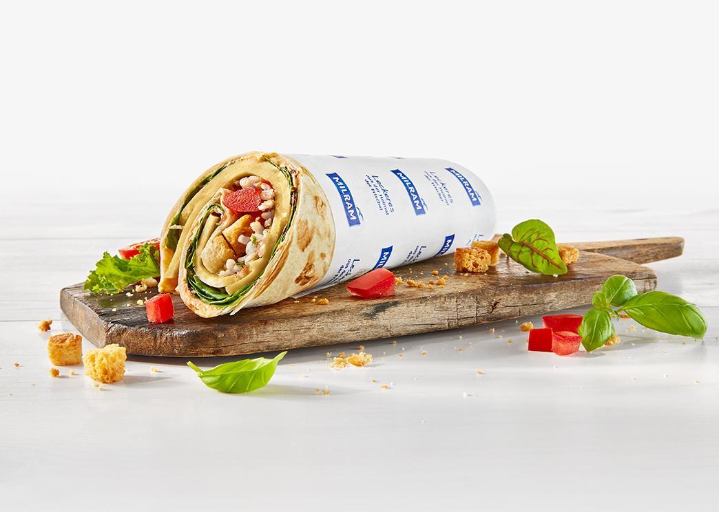 Vegetarischer Sommer-Wrap