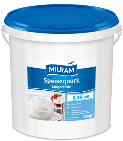 MILRAM Speisequark Magerstufe, 10 kg