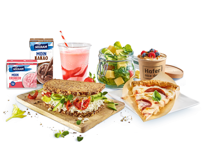 Back und Snack Angebot Molkereiprodukte