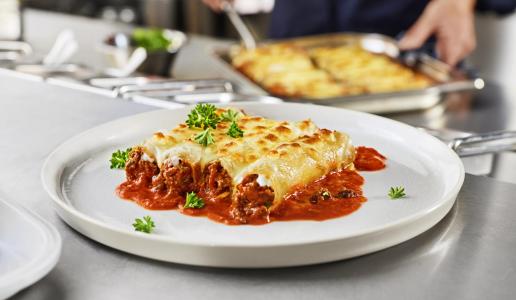 Cannelloni mit Hackfleisch-Füllung