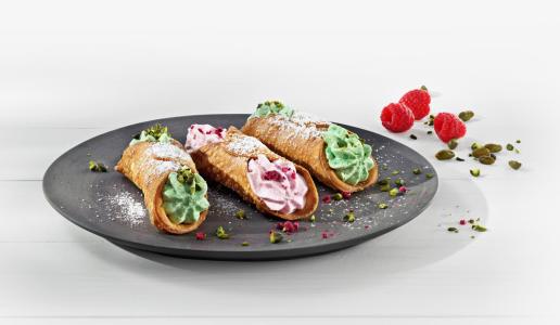 Cannoli mit Sahne