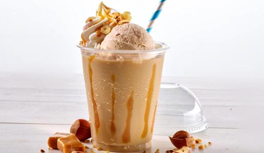 Eiskaffee Haselnuss-Toffee