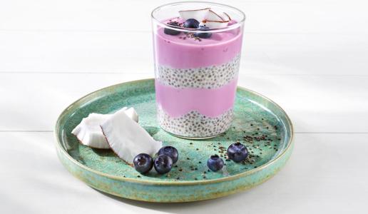 Heidelbeer-Chia-Pudding