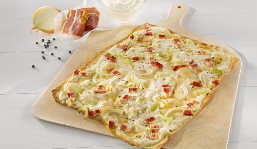 Herzhafter Flammkuchen