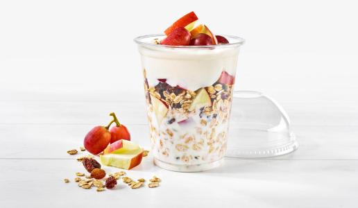 Joghurt-Becher Bircher Style