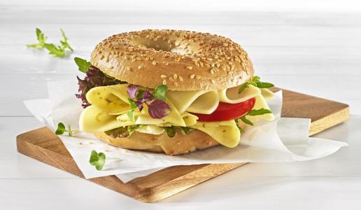 Käse-Bagel