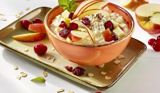 Protein-Porridge mit Apfel und Zimt