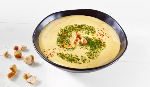 Vegane Cheese-Suppe