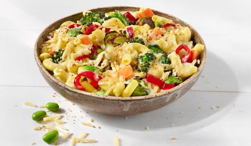 Veganer Mac'n'Cheese-Auflauf