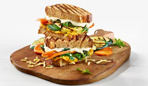 Veganes Grilled Cheese-Sandwich