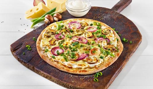 White Pizza "Veggie-Alpin"