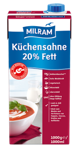 MFS Produkt - Küchensahne 20 % Fett 1 kg