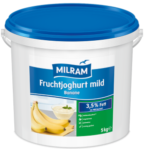 MILRAM Fruchtjoghurt mild Banane 3,5% 5 kg