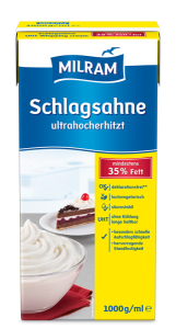 MILRAM H-Schlagsahne 35% Fett, 1 kg