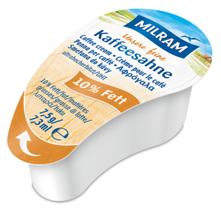 MILRAM Kaffeesahne 10% Fett Portionspackung, 7,5 g