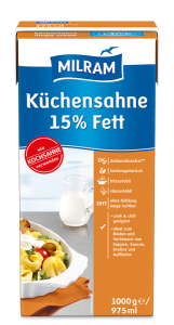 MILRAM Küchensahne 15% Fett, 1 kg