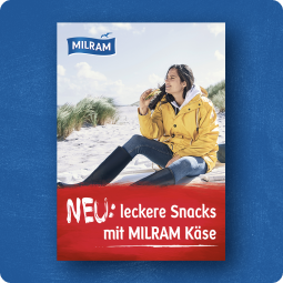 MILRAM Werbemittel: Plakat Käse-Snacks